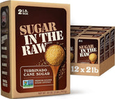 IN THE RAW caja frontal de 2 lb mostrando diseño y cantidad benefits práctico
