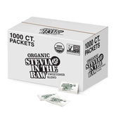 IN THE RAW caja frontal mostrando 1000 sobres, conveniencia y ahorro