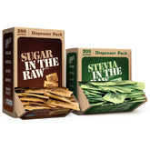 IN THE RAW pack frontal mostrando ambas cajas y conveniencia