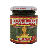 Inca's Food frasco de Huacatay mostrando etiqueta y tamaño práctico