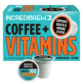 Incredibrew caja frontal mostrando 10 cápsulas y diseño atractivo
