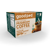INDEPENDENCE COFFEE CO. empaque goodPOD mostrando diseño y beneficios