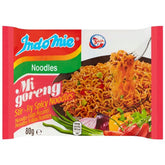 Indomie Mi Goreng paquete frontal mostrando marca y etiqueta halal para compra rápida