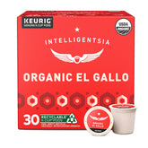 Intelligentsia El Gallo frontal del paquete mostrando diseño y cantidad