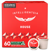 Intelligentsia frente del paquete con 6 cajas, conveniencia y frescura