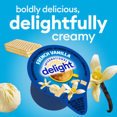 International Delight detalle del sello del envase que mantiene frescura