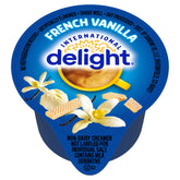 International Delight frontal del paquete mostrando cantidad y sabor