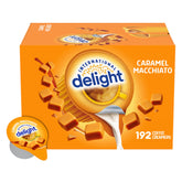 International Delight paquete frontal mostrando 192 unidades y practicidad