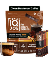 IQJOE frontal del paquete variedad muestra 40 sobres y portable