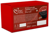 ITALIAN COFFEE FOR ESPRESSO LOVERS pack frontal mostrando 50 cápsulas y beneficio de almacenamiento