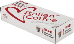 Italian Coffee Pods detalle de cápsula de polipropileno, conservación y seguridad