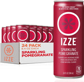IZZE lata frontal granada mostrando diseño y atractivo listo para beber