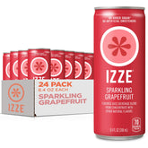 IZZE lata frontal toronja mostrando diseño y frescura