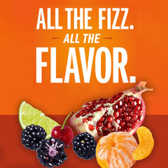 IZZE fila con los cuatro sabores del paquete, opción variada para reuniones