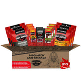 Jack Link's cesta presentación frontal mostrando el pack variado y listo para regalo
