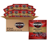 Jack Link's multipack frontal mostrando las 20 bolsas y conveniencia