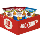 Jackson's frontal del empaque mostrando porción individual y conveniencia