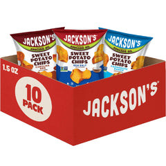 Jackson's frontal del empaque mostrando porción individual y conveniencia