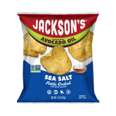 Jackson's paquete frontal mostrando bolsa y diseño, destaca conveniencia