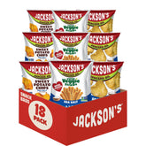 Jackson's vista frontal del paquete mostrando variedad y porciones
