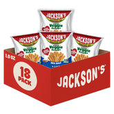 Jackson's paquete frontal mostrando diseño y porción individual, ideal para llevar