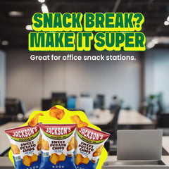 Jackson's chip en mano para comparar tamaño y porción práctica