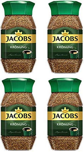 Jacobs Kronung frasco frontal mostrando etiqueta clara y aroma preservado
