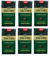 Jacobs Kronung frente del paquete mostrando diseño y conveniencia de compra