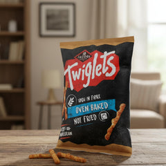 Jacobs Twiglets primer plano textura crujiente para apreciar sabor