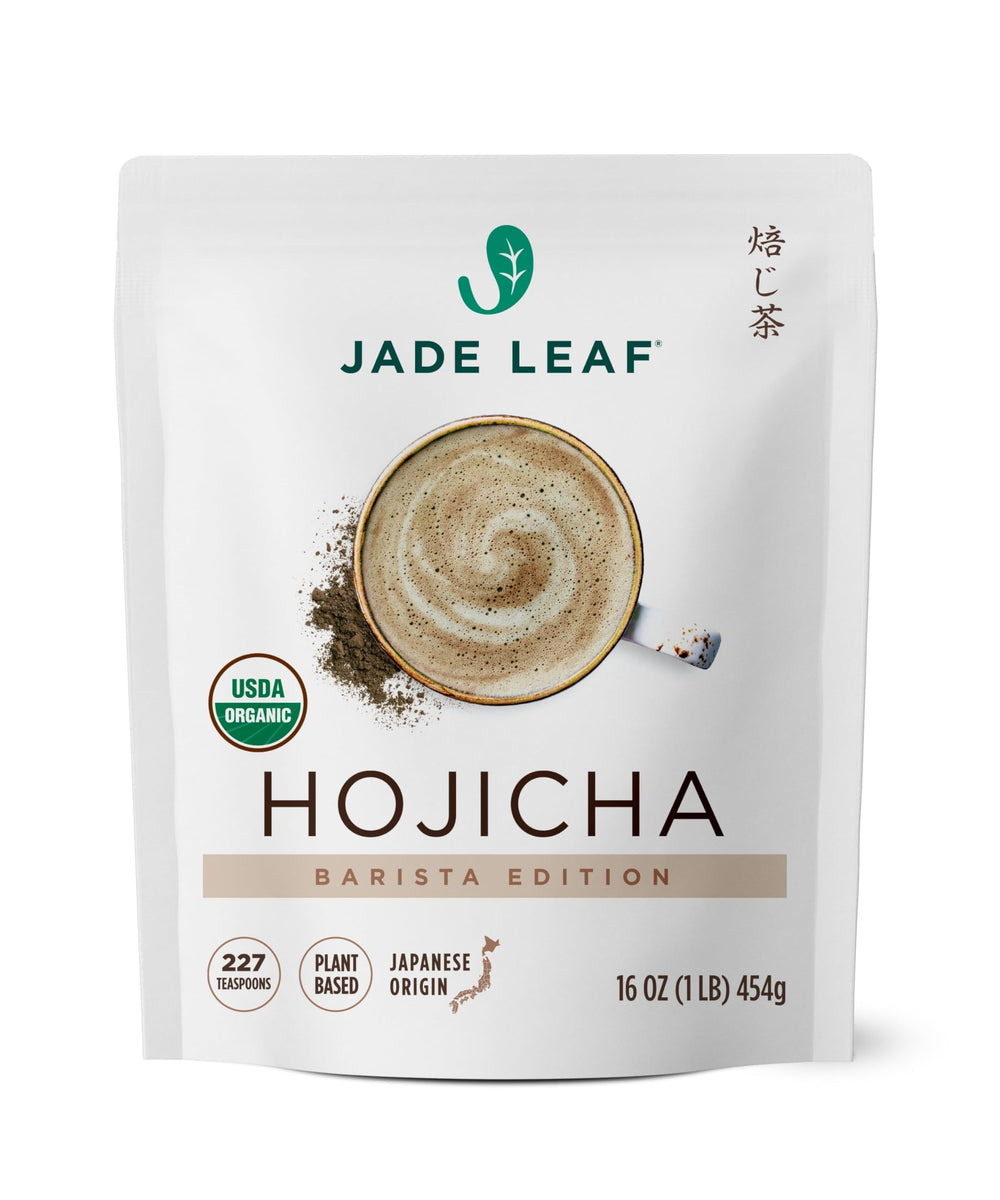 Jade Leaf frente del empaque mostrando 454 g y sello orgánico