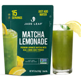 Jade Leaf Matcha vista frontal del envase, presentación clara y atractiva