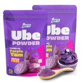Jans empaque frontal 5 oz mostrando el polvo de ube y color atractivo