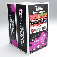 Java Factory primer plano de cápsula que revela sello y calidad del producto