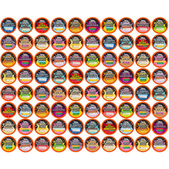 Java Factory pack frontal mostrando las 80 cápsulas y variedad de sabores