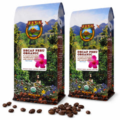 Java Planet paquete frontal mostrando marca y tamaño 32oz, conservación óptima