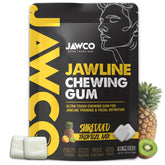JAWCO frente del empaque mostrando sabor tropical y cantidad, facilita elección rápida