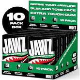 JAWZ GUM empaque frontal Mint mostrando durabilidad y frescura