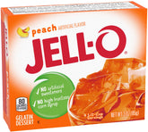 Jell-O frente del paquete mostrando presentación y facilidad de preparación