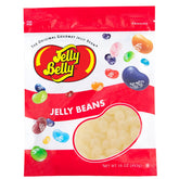 Jelly Belly bolsa frontal mostrando 1 libra y sello resellable, conveniencia