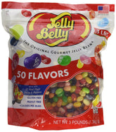Jelly Belly bolsa frontal mostrando mezcla surtida y conveniencia