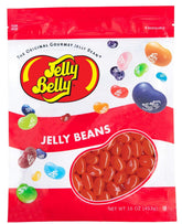 Jelly Belly bolsa fronta mostrando Orange Crush y conveniencia resellable