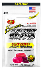 Jelly Belly paquete frontal resealable para energía rápida y transporte fácil