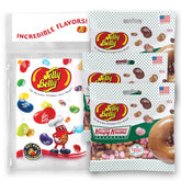 Jelly Belly frente del empaque mostrando el pack triple y a primera vista el diseño festivo