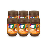 Jif frasco delantero 15 oz mostrando etiqueta y tapa, conveniencia visible