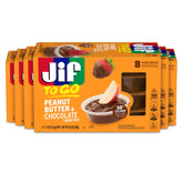 Jif empaque frontal mostrando 48 vasitos, conveniencia para snacks
