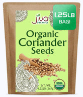 Jiva Organics paquete frontal 1.25 lb con semillas frescas y ahorro