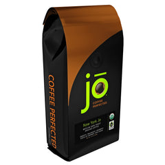 Jo Coffee empaque frontal mostrando diseño y beneficios