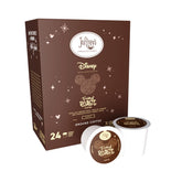 Joffrey's Coffee frente del empaque mostrando cápsulas y beneficio conveniencia