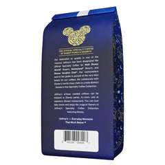 Joffrey's Coffee primer plano del grano molido mostrando textura y aroma concentrado