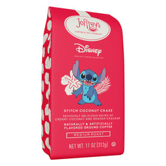 Joffrey's frente del empaque Disney Stitch con diseño y beneficio visual